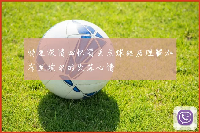 特里深情回忆罚丢点球经历理解加布里埃尔的失落心情